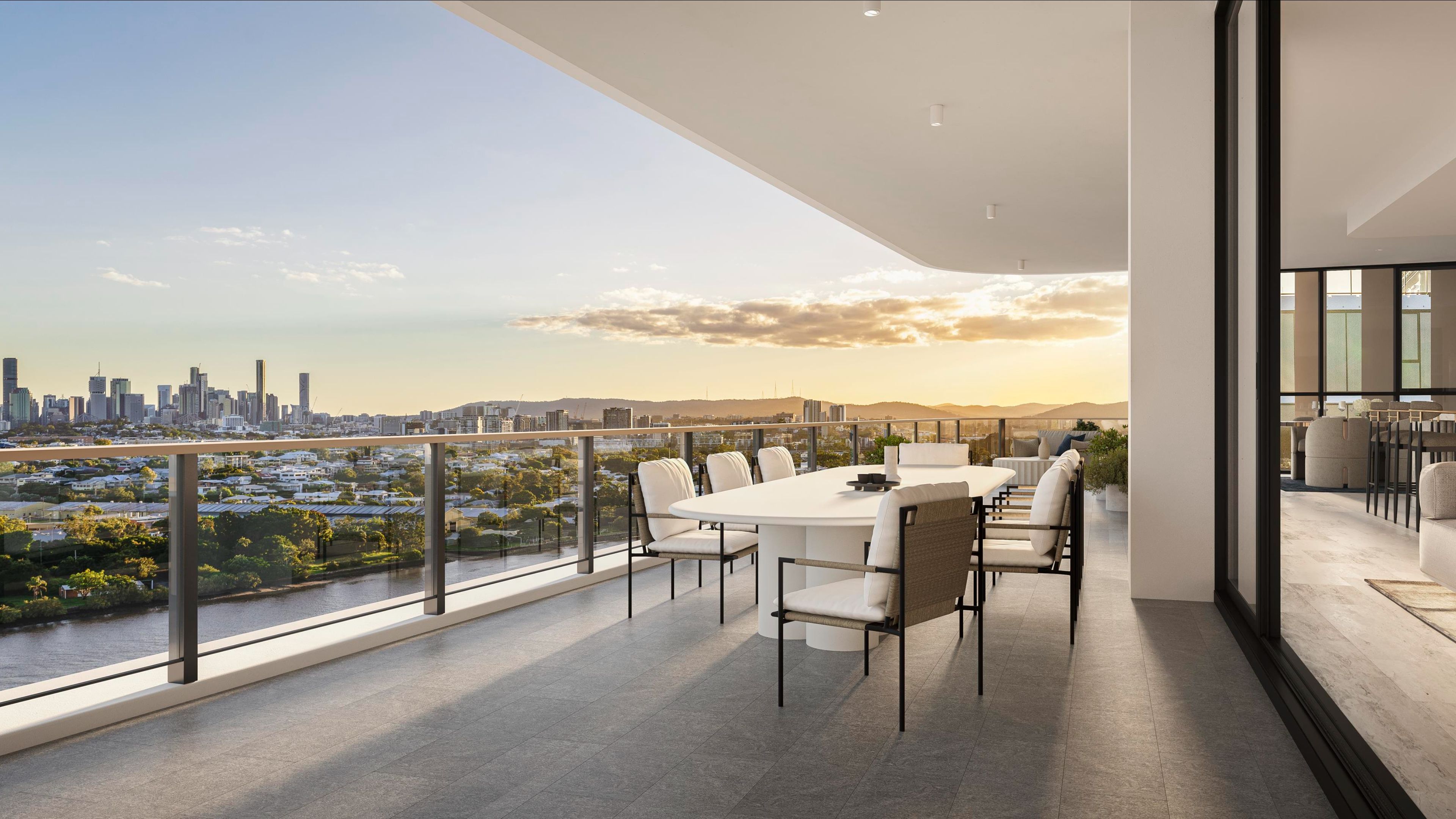 Luxury living, Rivello, Brisbane River, CBD skyline, Display Suite App technology, Commercial leasing, Interactive technology solution, Location map, User-friendly interface