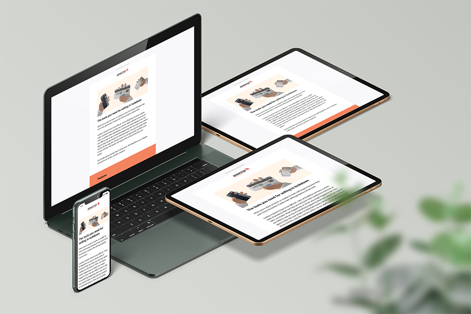 A responsive email campaign across desktop, tablet and mobile